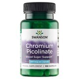 Swanson Chromium Picoliante, crom 200 µg, 100 capsule