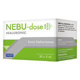 Nebu-Dose Hyaluronic, soluție 0,9% pentru nebulizare cu acid hialuronic, 5 ml x 30 fiole 