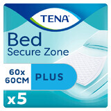 Tena Bed, tampon absorbant OTC Edition, Plus, 60 cm x 60 cm, 5 bucăți