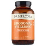 Dr. Mercola Vitamina C lipozomală, vitamina C 1000 mg, 180 capsule