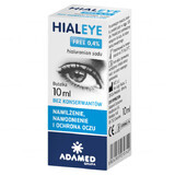 Hialeye Free 0,4%, picături hidratante pentru ochi, 10 ml