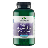 Swanson Triple Magnesium Complex, magneziu 400 mg, 300 capsule