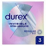 Durex Invisible, préservatifs super fins, 3 pièces