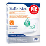 Pic Solution Soffix Med, pansament antibacterian postoperator, 8 cm x 10 cm, 5 bucăți