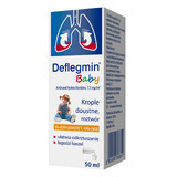 Deflegmin Baby 7,5 mg/ml, picături orale, 50 ml