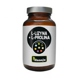 Hanoju L-lizină + L-prolină, 90 capsule