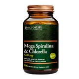 Doctor Life Mega Spirulina &amp; Chlorella, 200 comprimate