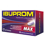 Ibuprom Max 400 mg, 48 comprimate iritate