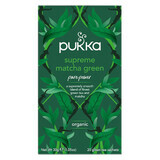 Pukka Supreme Matcha Green Organic, tè verde con Matcha, 1,5 g x 20 bustine