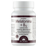 Dr. Jacob's Melatonin + B12 Complex, 60 comprimate