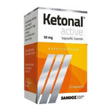 Ketonal Active 50 mg, 10 capsule