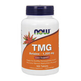 Now Foods TMG, betaine 1000 mg, 100 tablets