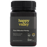 Happy Valley, miere de Manuka UMF 15+, 500 g