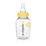 Biberon Medela cu tetină din silicon cu debit lent, 150 ml