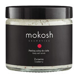 Mokosh, exfoliant de corp cu sare, merișor, 300 g