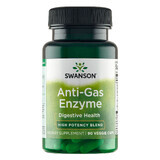 Swanson Anti-Gas-Enzyme, 90 capsule vegetariene