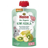 Holle, Mousse de fructe într-un tub, Kiwi Koala, pere, banane cu kiwi, după 8 luni, 100 g