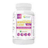 Wish Methyl Folate 5-MTHF 400 μg, acid folic activ, 120 capsule vegetariene