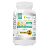 Wish, Vitamina B3 50 mg + L-leucină + prebiotic, 60 capsule