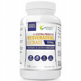 Wish Resveratrol Extract 500 mg, extract din piele de struguri, 120 capsule