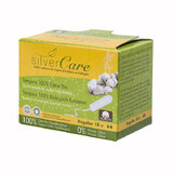 Masmi Silver Care, tampoane sanitare din bumbac organic, Regular, 18 bucăți