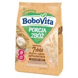 BoboVita Porcja Zbóż terci 7 cereale, terci de cereale-ouă, fără lapte, fără zahăr adăugat , după 8 luni, 170 g