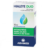 Hialeye Duo, picături intens hidratante pentru ochi, 10 ml