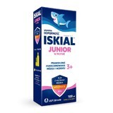 Iskial Junior lichid, peste vârsta de 3 ani, aromă de lămâie, 100 ml