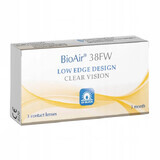 BioAir 38FW, contact lenses, quarterly, -4.00, 3 pcs