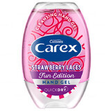 Carex, gel de curățare pentru mâini, fără clătire, Strawberry Laces, 50 ml