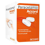 Paracetamol Accord 500 mg, 24 comprimate