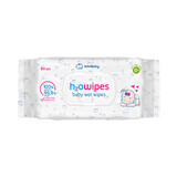 Lab4baby H2O Wipes Baby, șervețele umede pe bază de apă și extract de grapefruit, de la naștere, 60 bucăți