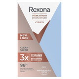 Rexona Maximum Protection, cremă antiperspirantă stick, Clean Scent, 45 ml