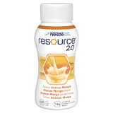 Resource 2.0, preparat nutritiv, aromă de ananas-mango, 4 x 200 ml