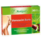 Venescin forte 100 mg + 60 mg, 30 comprimidos recubiertos de azúcar