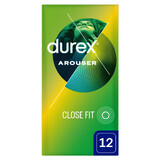 Durex Arouser, prezervative cu nervuri, 12 bucăți