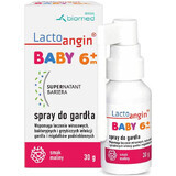 Lactoangin Baby, spray pentru gât, aromă de zmeură, peste 6 luni, 30 g