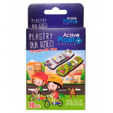 ActivePlast, plasturi pentru copii, hipoalergenic, 7 cm x 2 cm, 16 bucăți