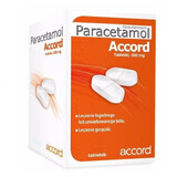 Paracetamol Accord 500 mg, 50 comprimate