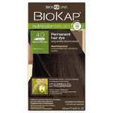 Biokap Nutricolor Delicato Rapid, culoare de păr, 4.0 maro natural, 135 ml