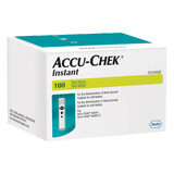 Accu-Chek Instant, benzi de testare, 100 unități