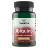 Swanson Ubiquinol, ubiquinol 100 mg, 60 capsule