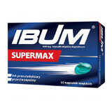 Ibum Supermax 600 mg, 10 capsule moi