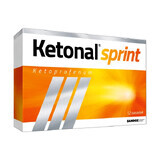 Ketonal Sprint 25 mg, granule pentru soluție orală, 12 plicuri