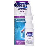 Sudafed XyloSpray DEX (1 mg + 50 mg)/ml, spray nazal pentru copii de la 6 ani și adulți, 10 ml