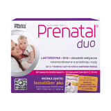 Prenatal Duo, 30 capsule tari + 60 capsule gel + Femaltiker Plus, aromă de caramel, 1 plic gratuit