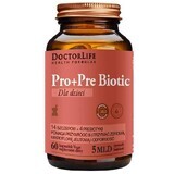 Doctor Life Pro+Pre Biotic pentru copii, 60 capsule