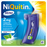 NiQuitin Mini 2 mg, 20 pastiluțe