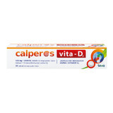 Calperos Vita-D3 500 mg + 2000 UI, 30 comprimidos masticables