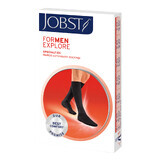 Jobst For Men Explore, șosete de compresie pentru genunchi, CCL2, vârf închis, mărimea 4, negru